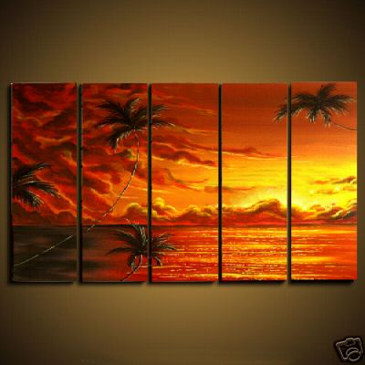 Dafen Oil Painting on canvas seascape painting -set461